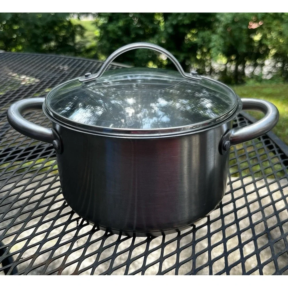 Kuhn Rikon Switzerland 1.5L Saucepan Pot w/ Lid Stainless Steel